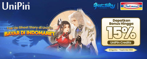 Top Up Ghost Story di UniPin dan Bayar di Indomaret, Dapatkan Bonus hingga 15% UniPin Credits